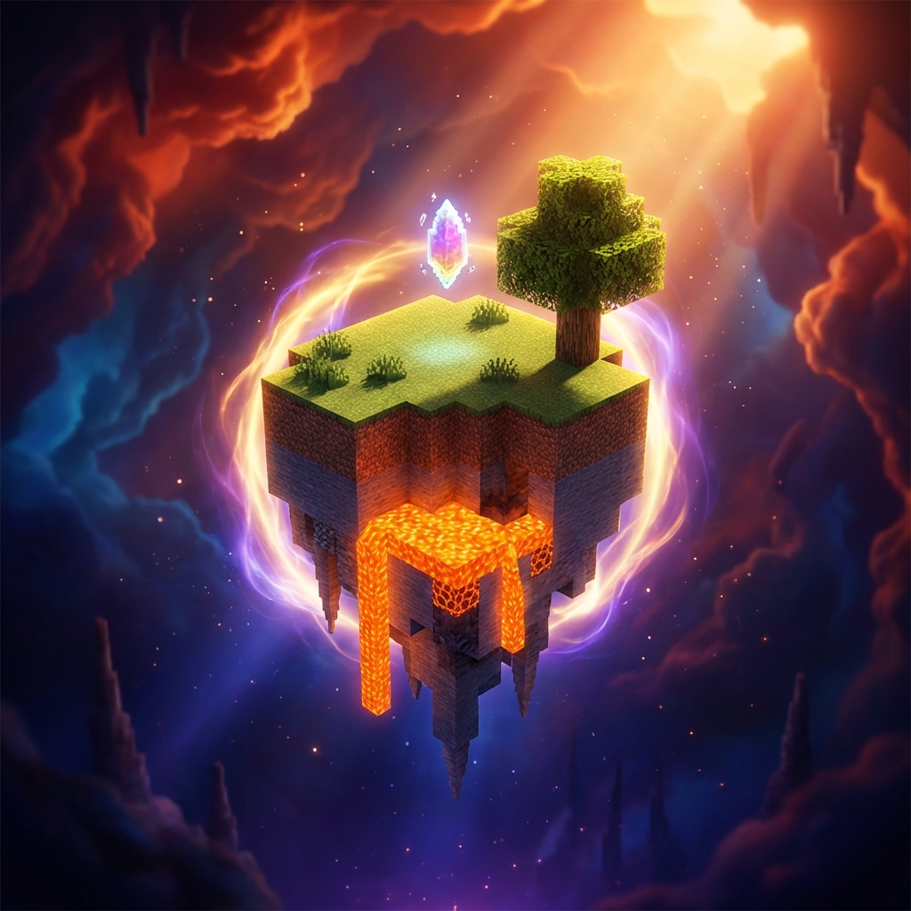 UnderSkyblock: L'Aventure Skyblock Souterraine Ultime!