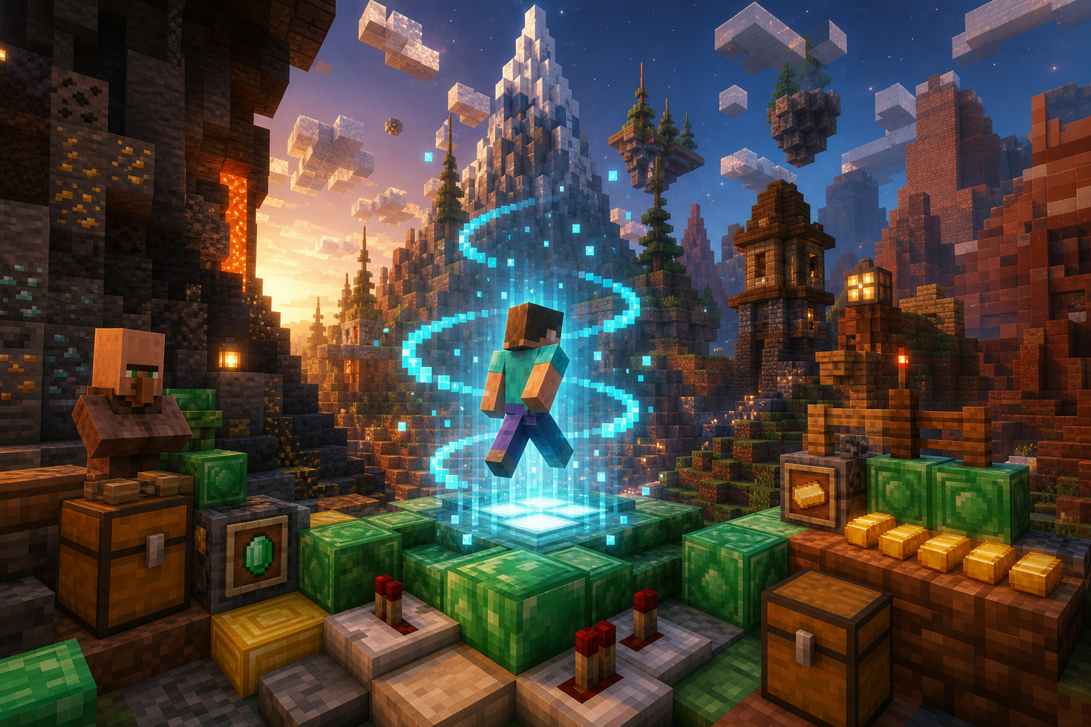 Blockropolis - RTP Plugin Minecraft