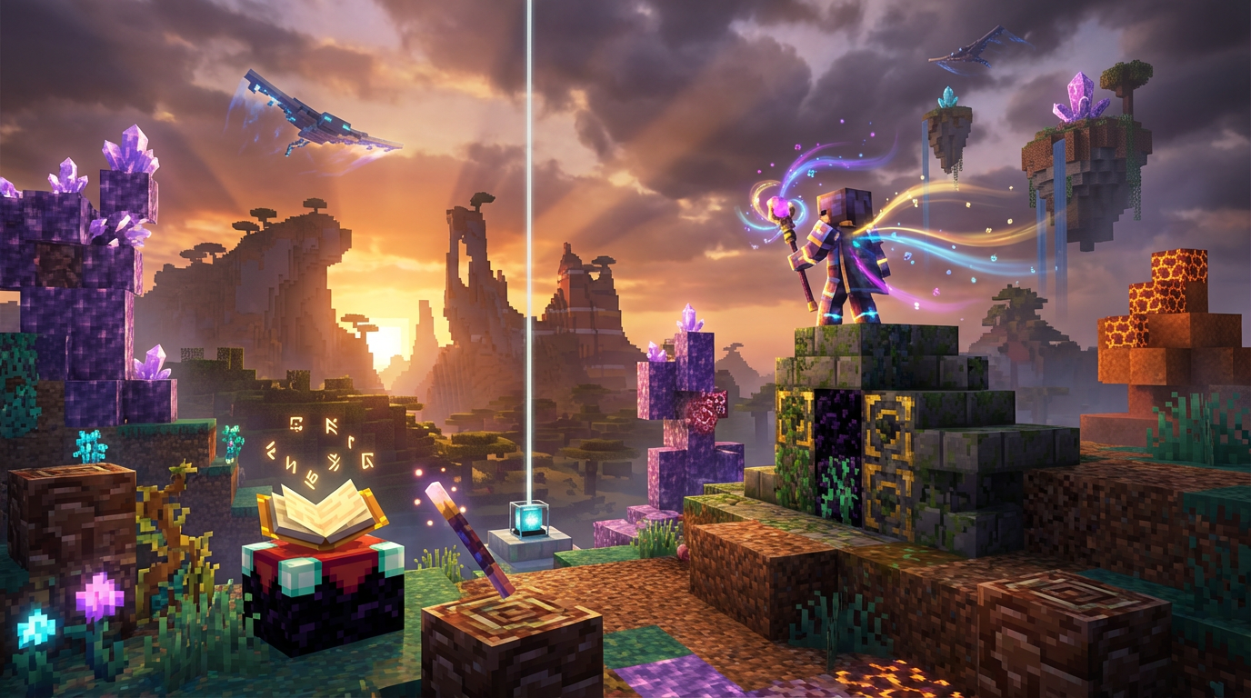 Magic Wand: Sortilèges & Particules pour Minecraft! banner