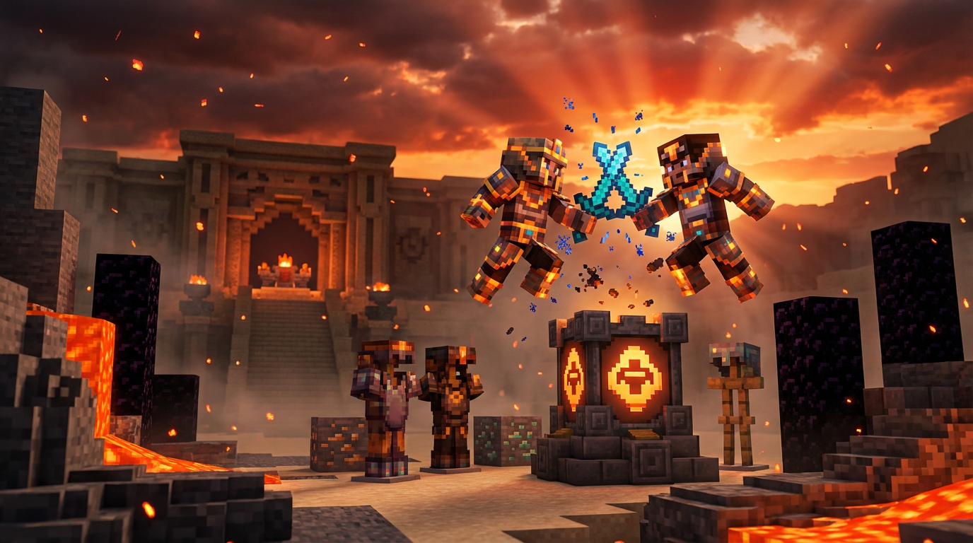 Desert Warfare 🏜️: Factions, Minerais & Donjons Épiques ! banner